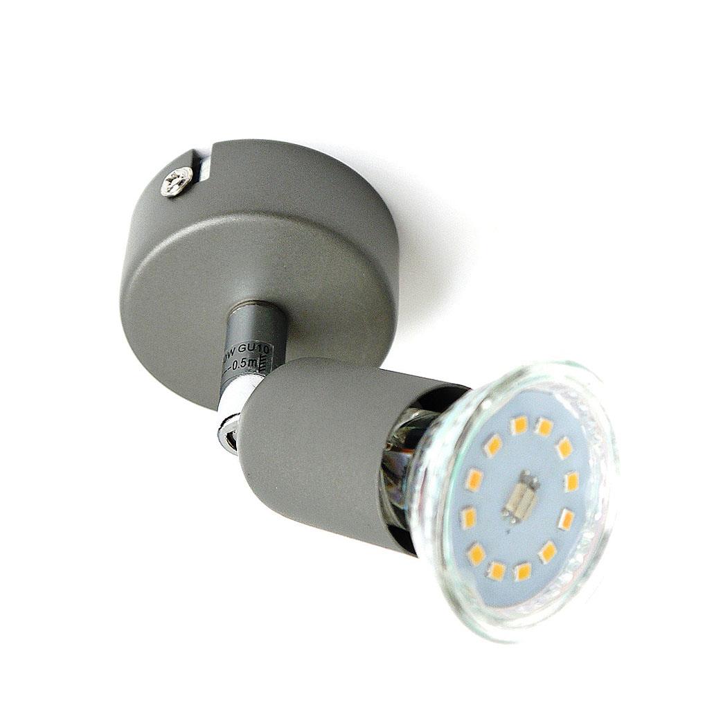 LED Spot Strahler Linos 1-flammig titan