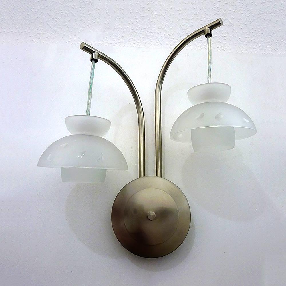 Romantische Halogen-Wandleuchte DROPS 2-flammig Dekoleuchte