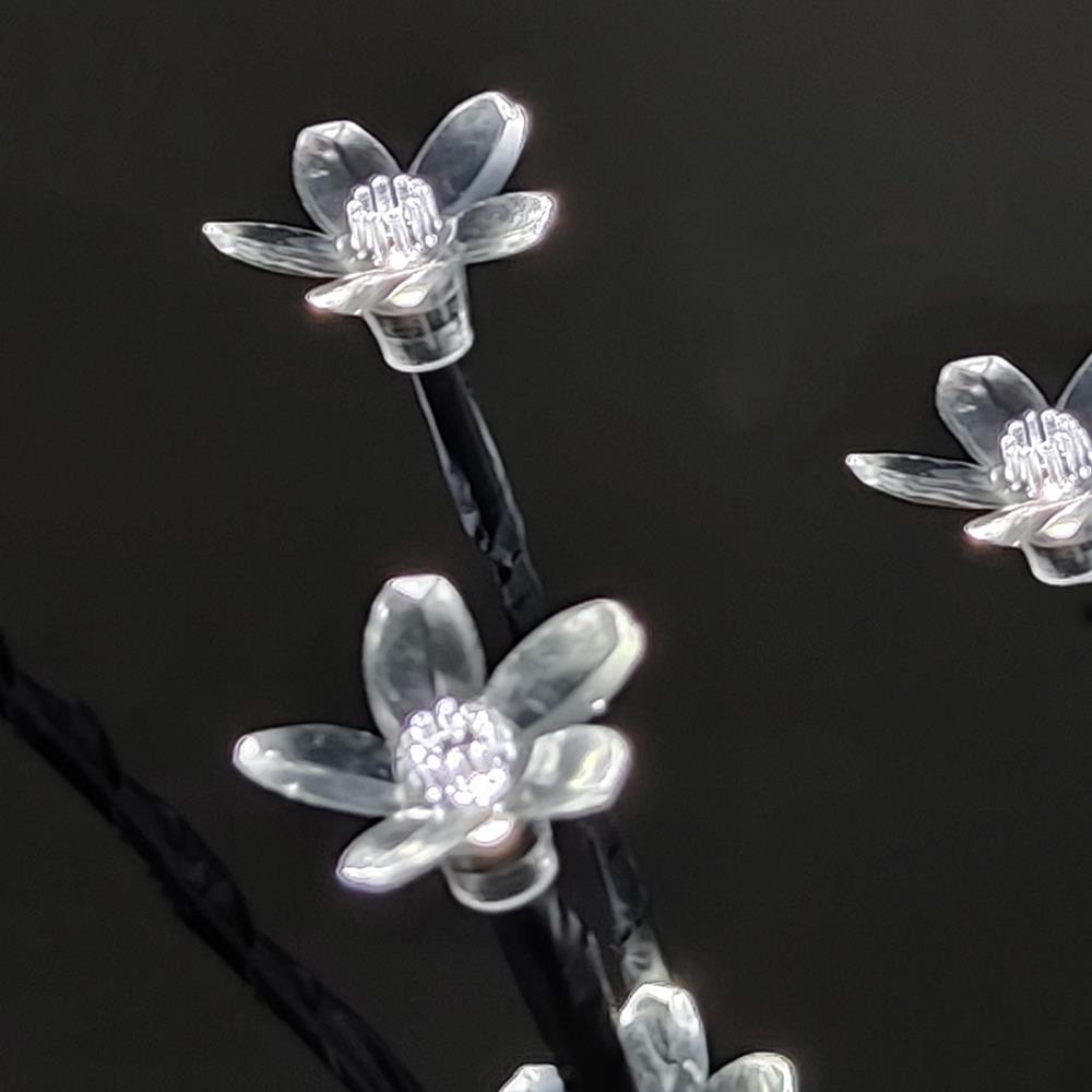 Solar Stick Flower 20-flammig klar