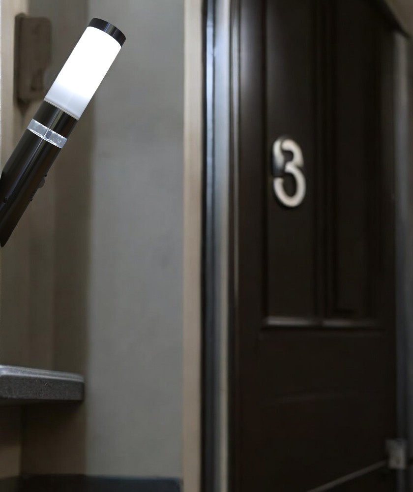 Außen Wandleuchte "Lisa 1" Fackel mit Bewegungsmelder