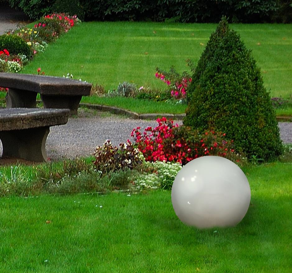 LED Solar-Kugel-Dekoleuchte OLA 25 cm Gartendeko