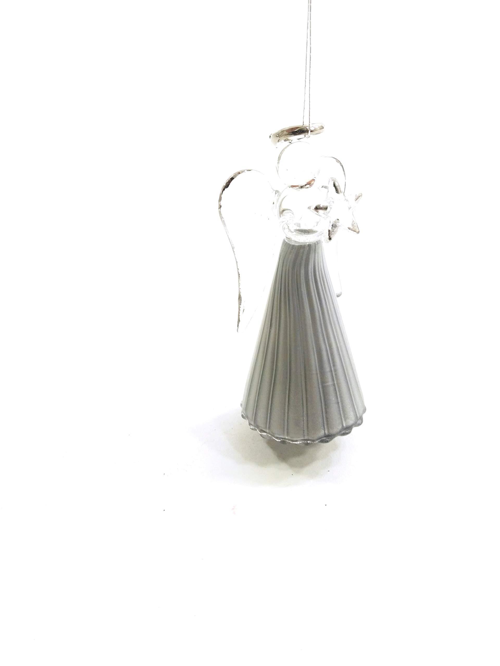 Glasengel zum Hängen 7 Stück Weihnachtsdeko