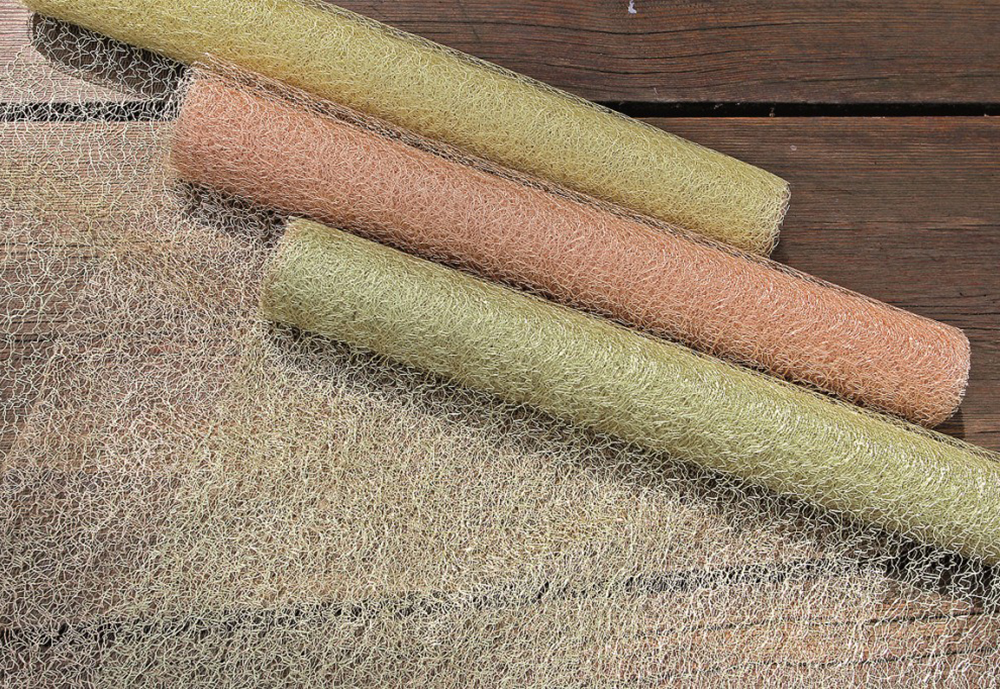 2 x Dekostoffe Netzoptik Tischband Pastellfarben Polyester
