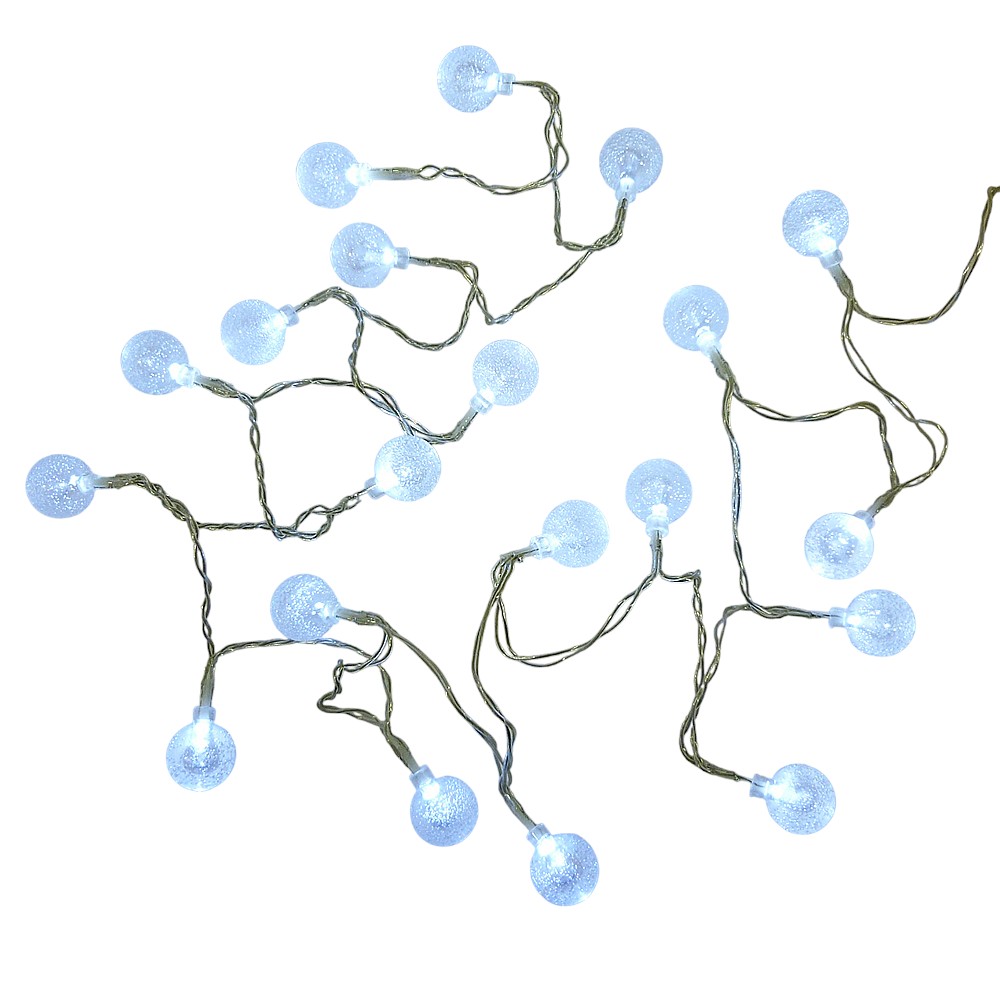 LED Lichterkette Ball 20-flammig batteriebetrieben 