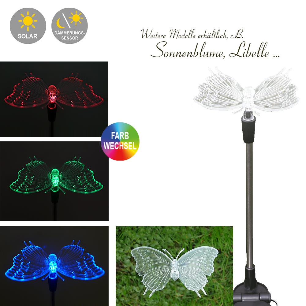 Solarspieß Schmetterling Gartendekoration