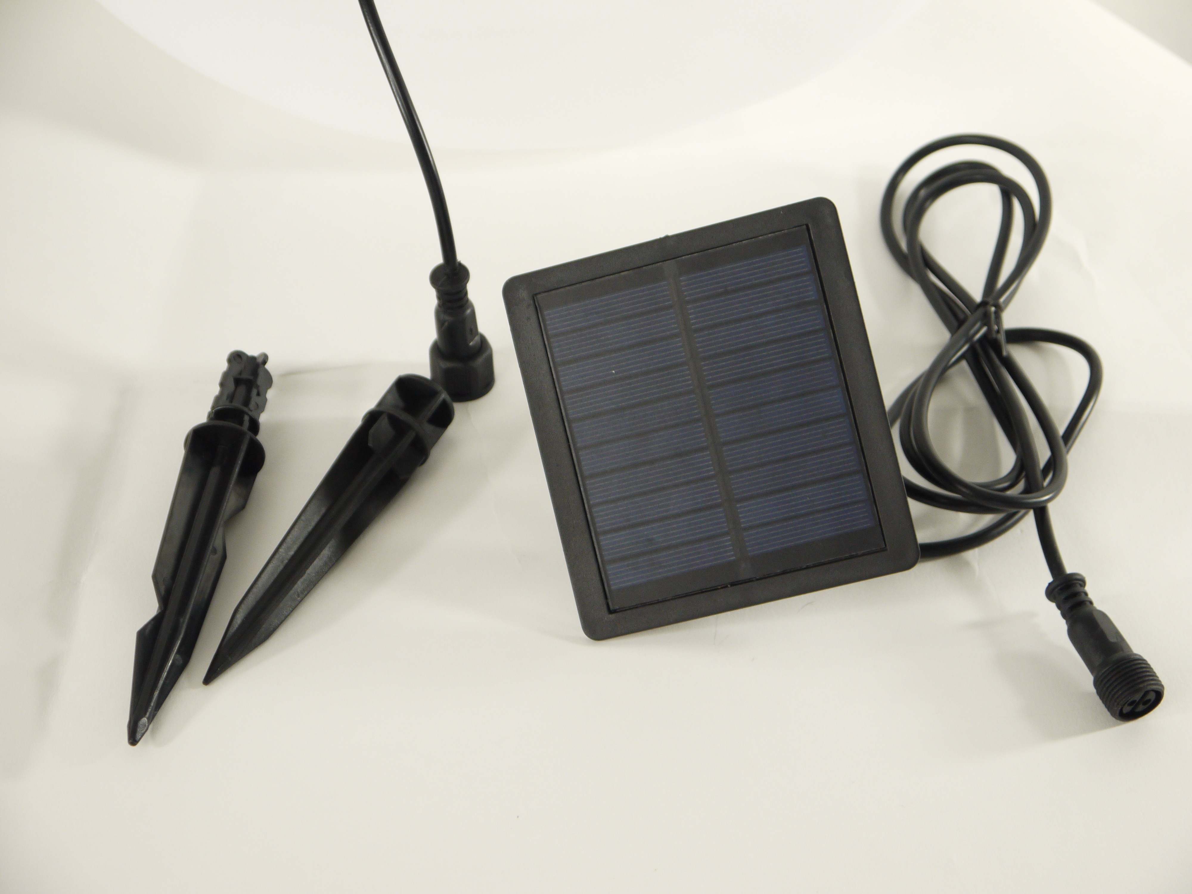 4 x Solar-Dekostein Duo Solarleuchte
