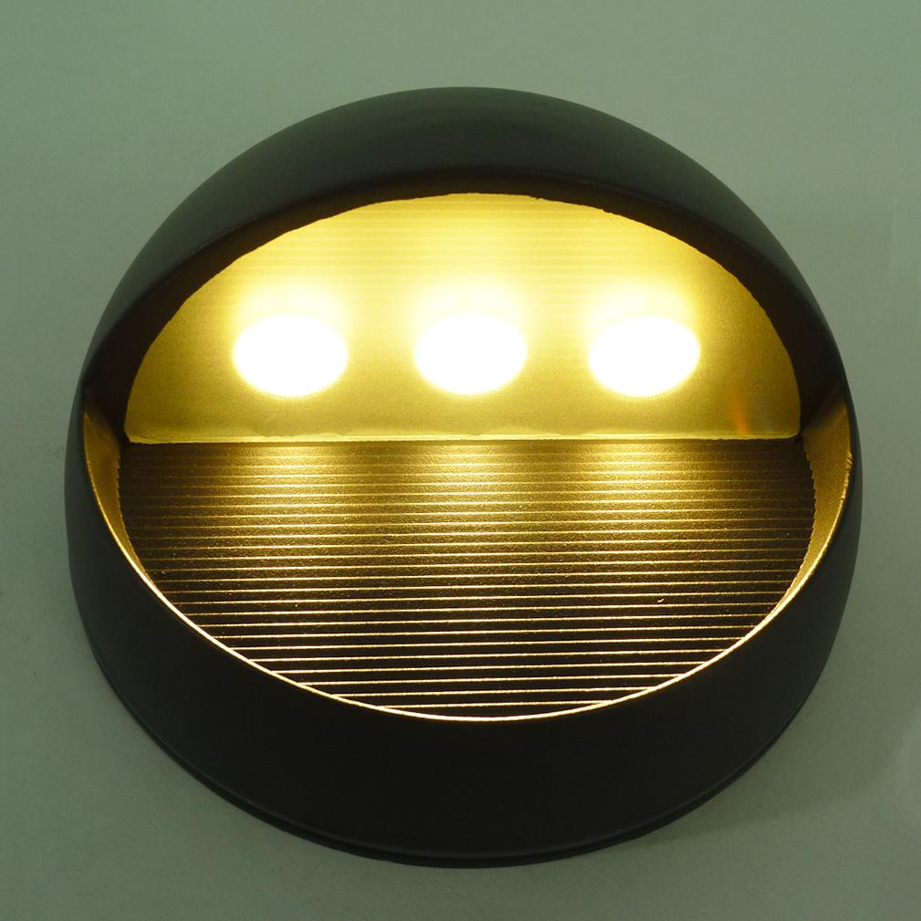 LED Außenwandleuchte Luzern schwarz