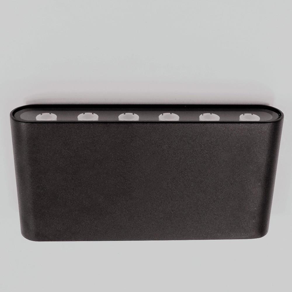 LED Außenwandleuchte Catania 17cm schwarz