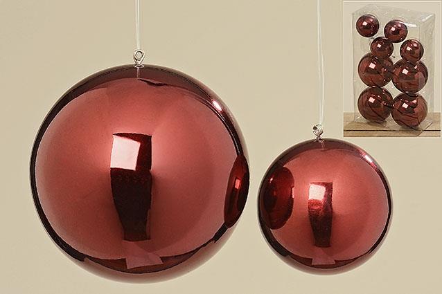 Edelstahl Dekokugel Set 8-teilig Hänger Weihnachtsdeko