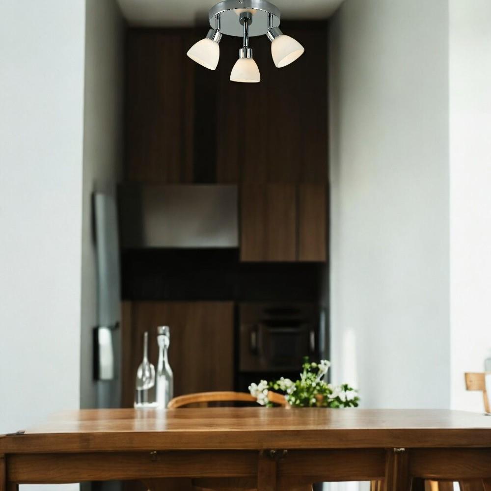 Moderne Eco Halogen Strahler TINA 3-flammig Spot Deckenleuchte