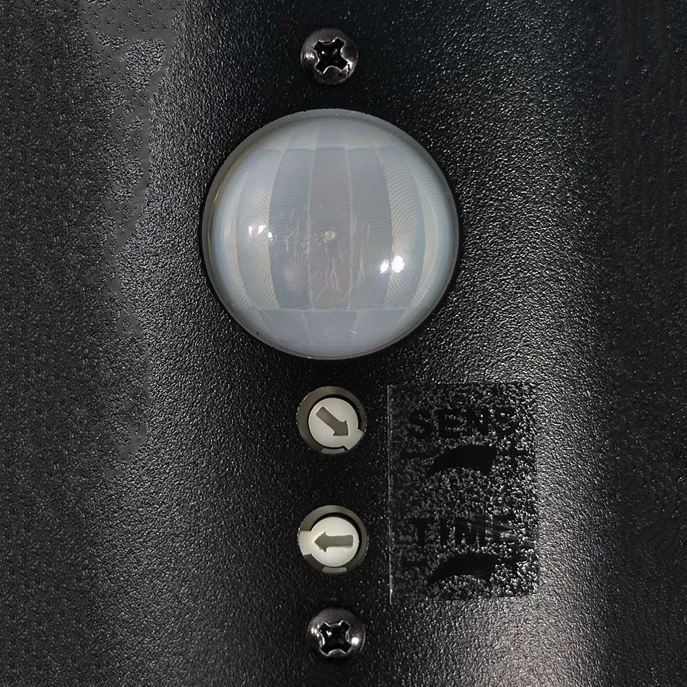 Außen-Wand-Leuchte LISA schwarz mit Bewegungsmelder