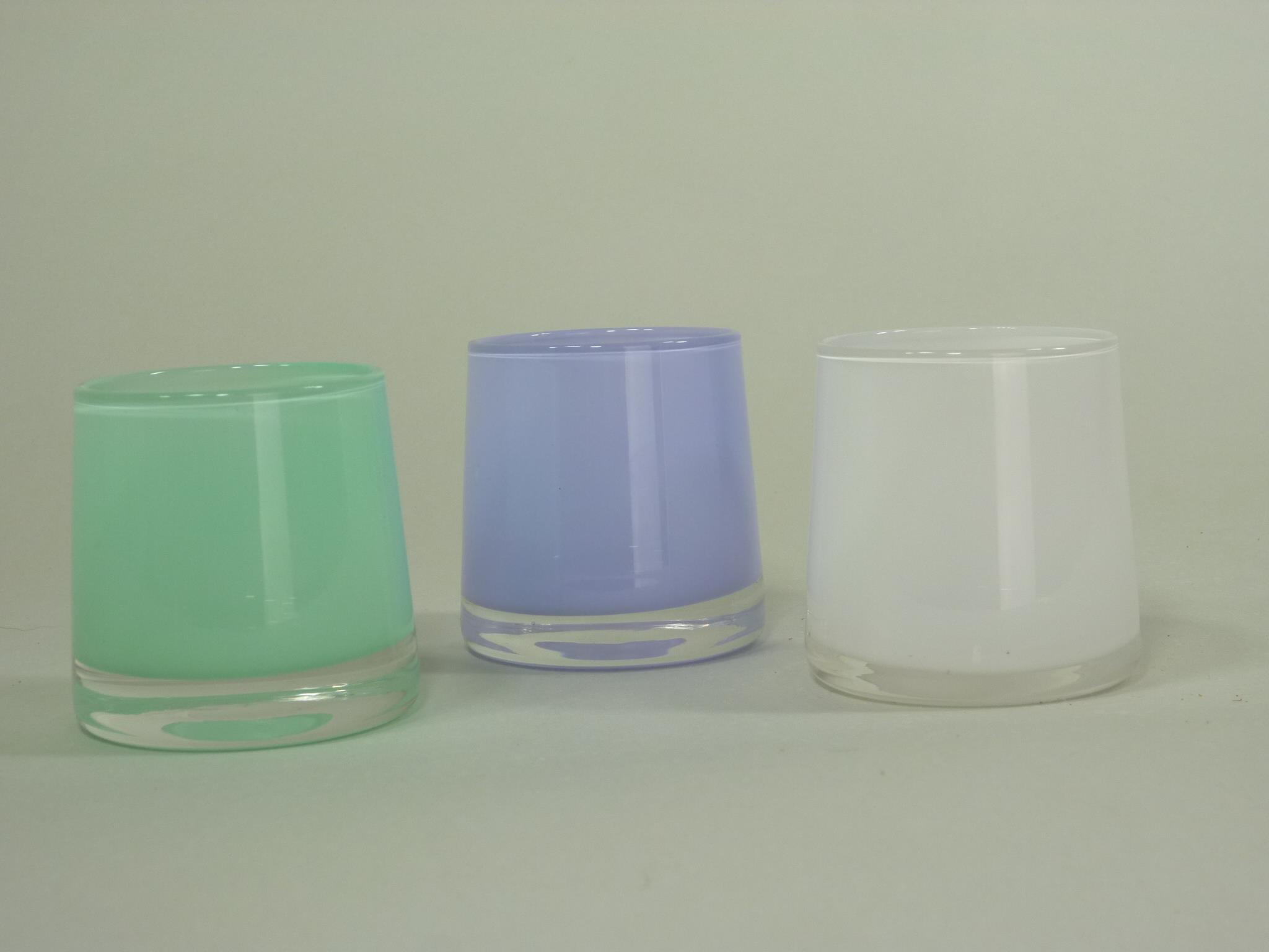 Glas Windlicht Avila 3er Set Teelichthalter