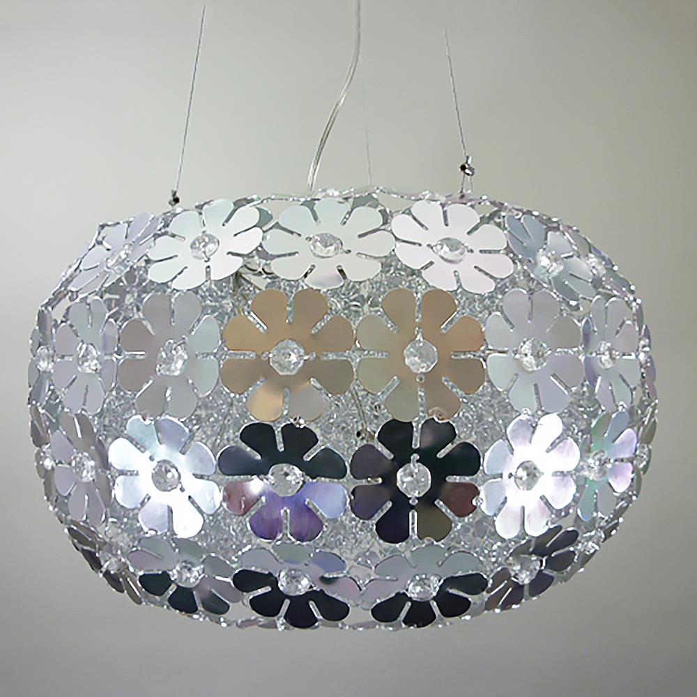Moderne Pendelleuchte "FLORENCE" Hänge-Blumen-Deko-Lampe