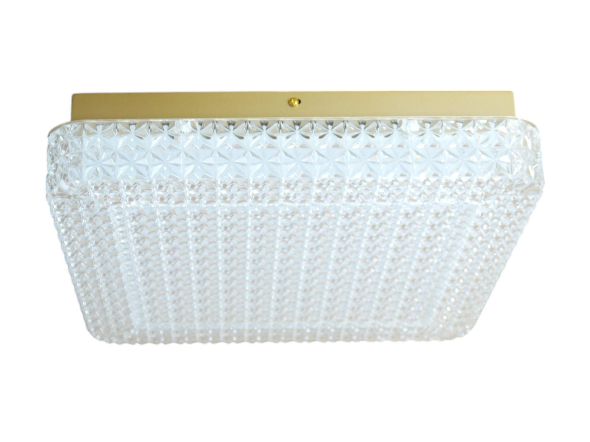 LED Dekenleuchte Talea viereck 40x40cm Lichtfarbe wechselbar