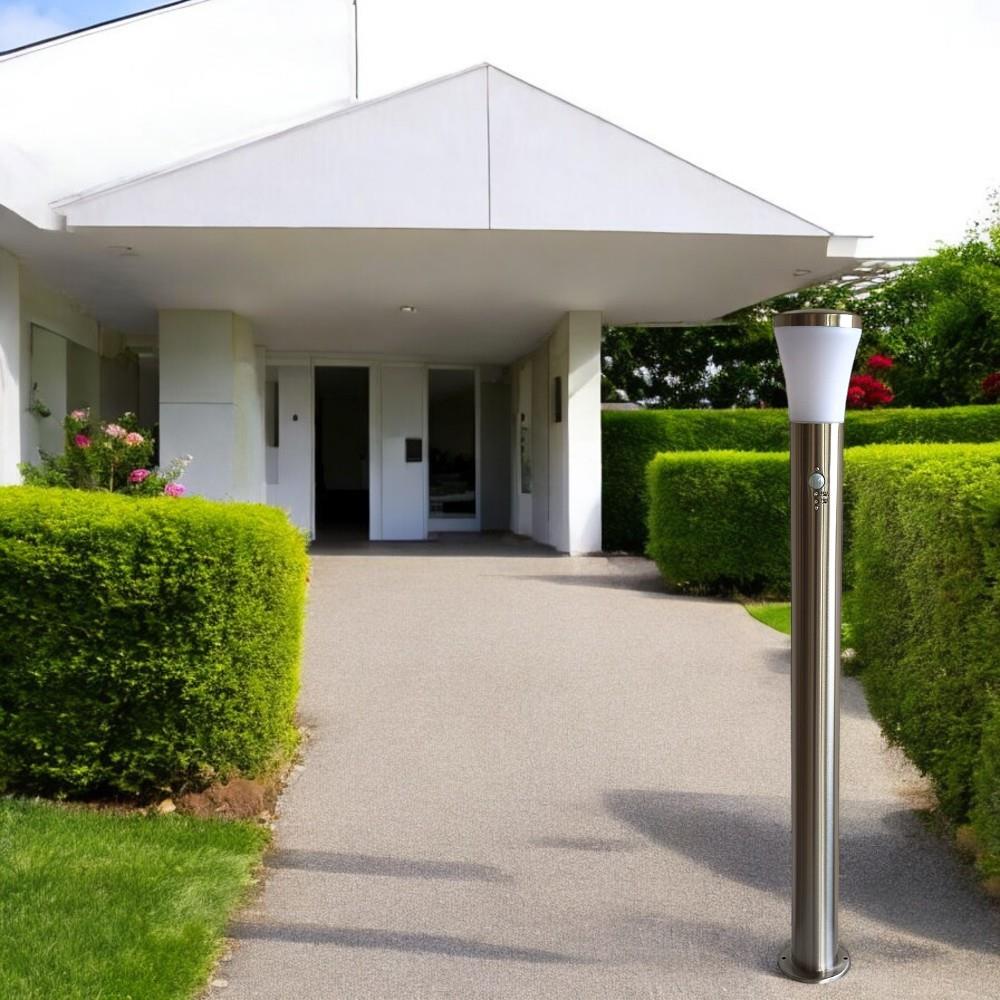 Aussen-Stehleuchte Serie SIEGEN mit Sensor