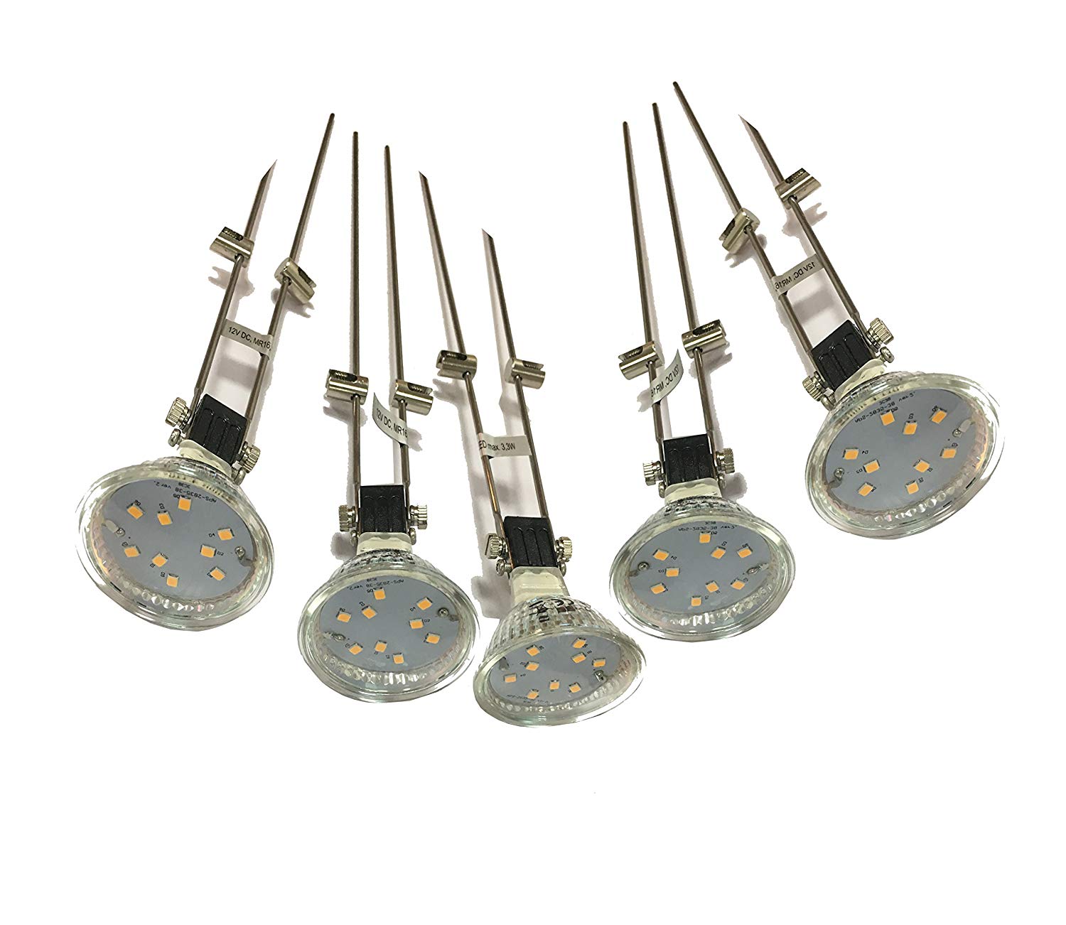 LED Seilsystem 5-flammig Strahler Spotleuche Schienensystem Spotlight 