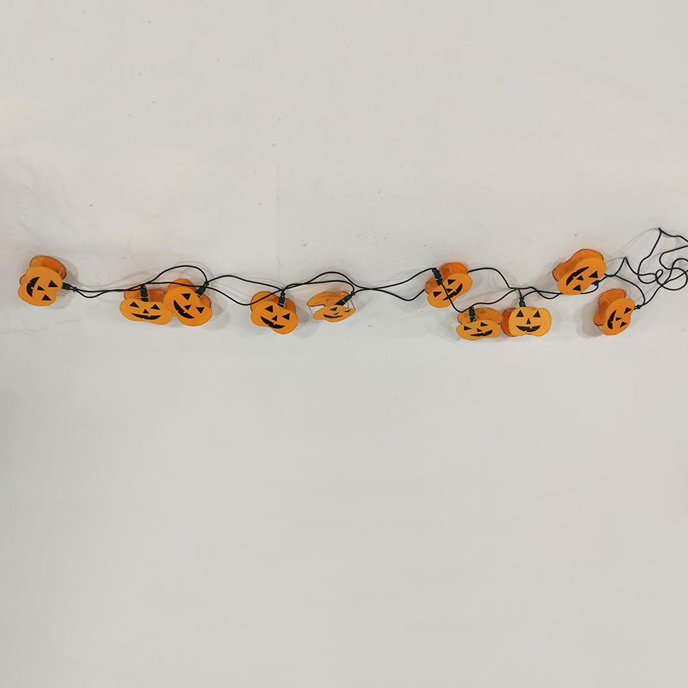 Lichterkette PUMPKIN 10-flammig. Fenster-Deko