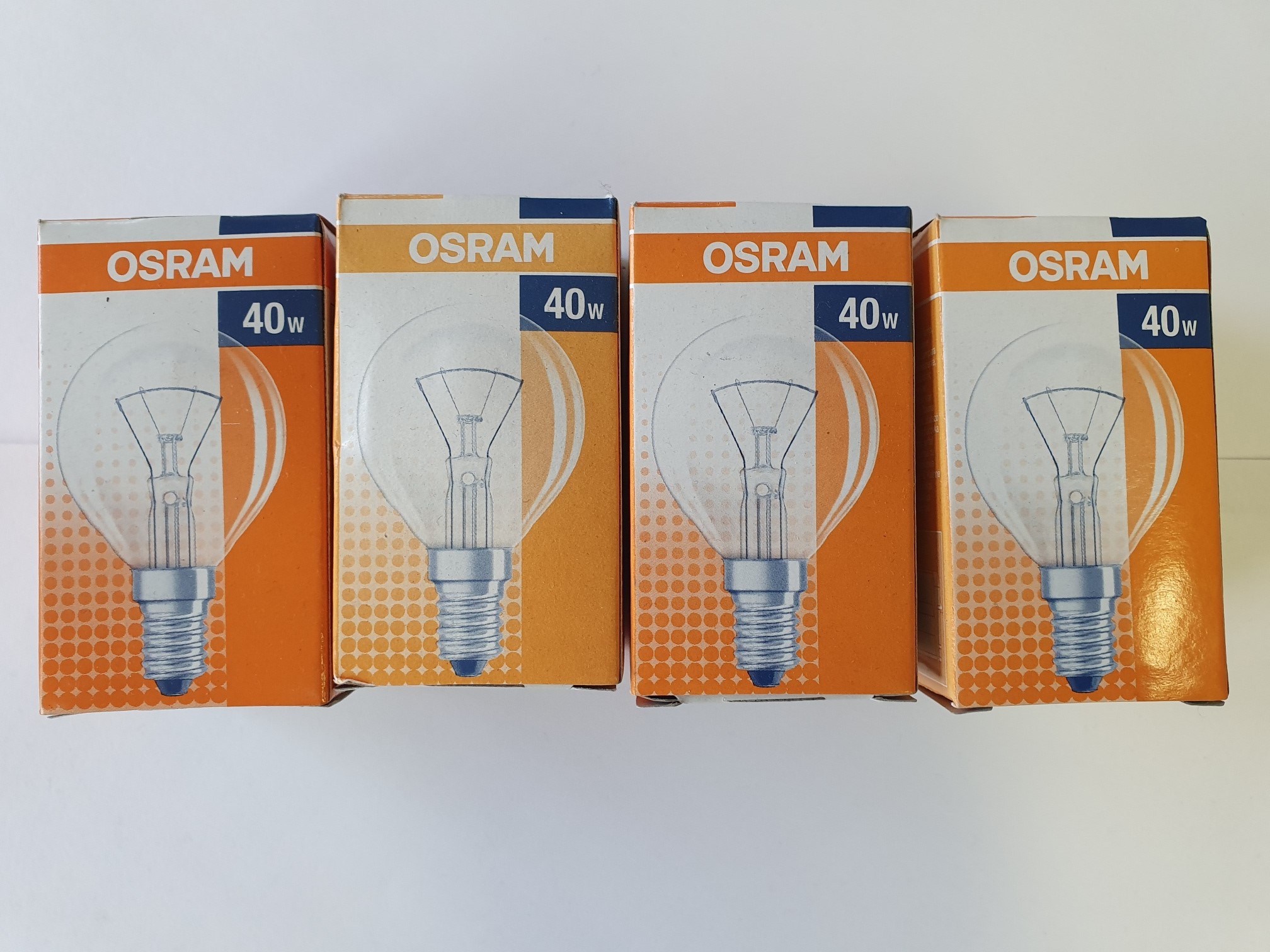 Schraubbirne Tropfen 4er Set