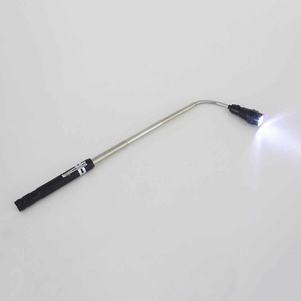 LED Teleskop-Taschenlampe Sky schwarz