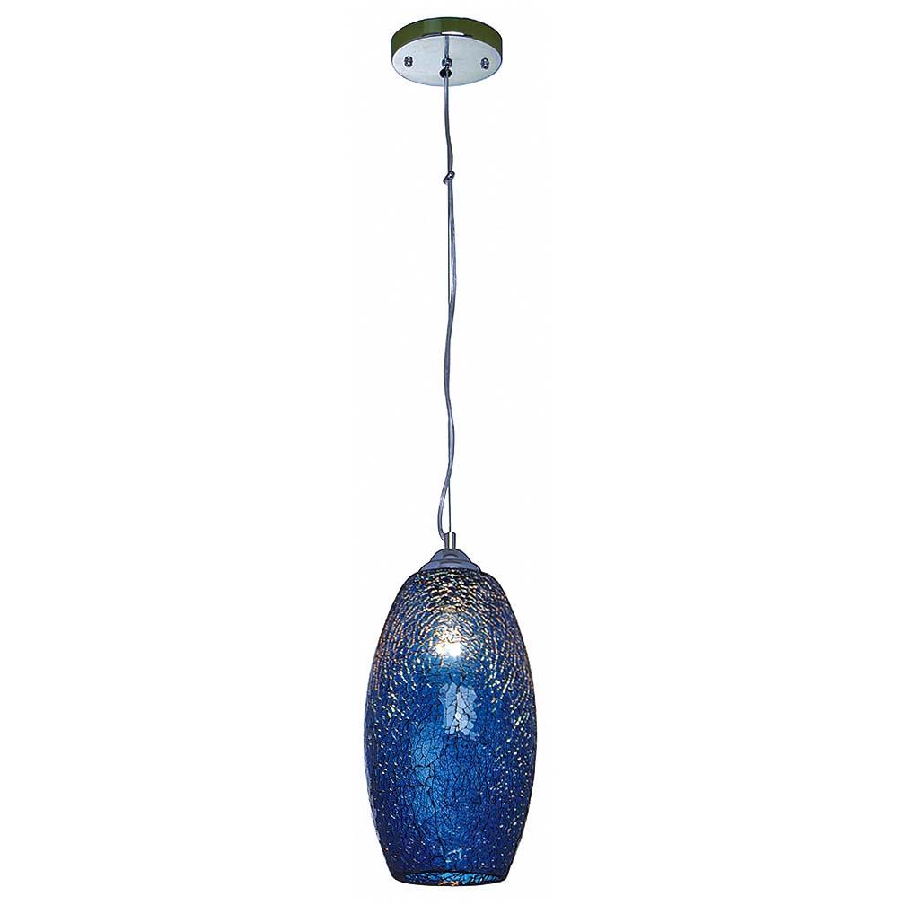 LED Decken-Pendelleuchte Pat blau Tekhenlampe