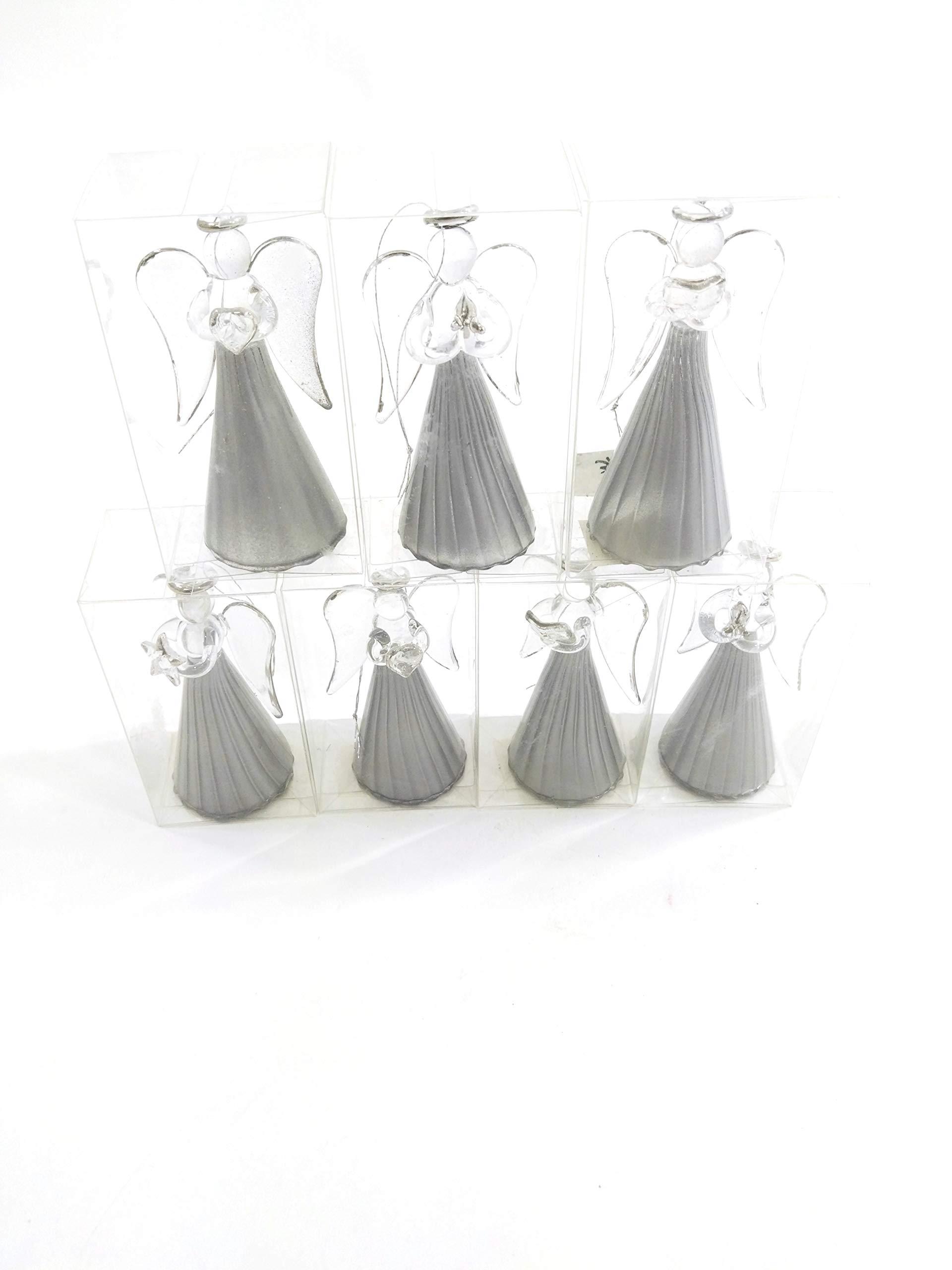 Glasengel zum Hängen 7 Stück Weihnachtsdeko