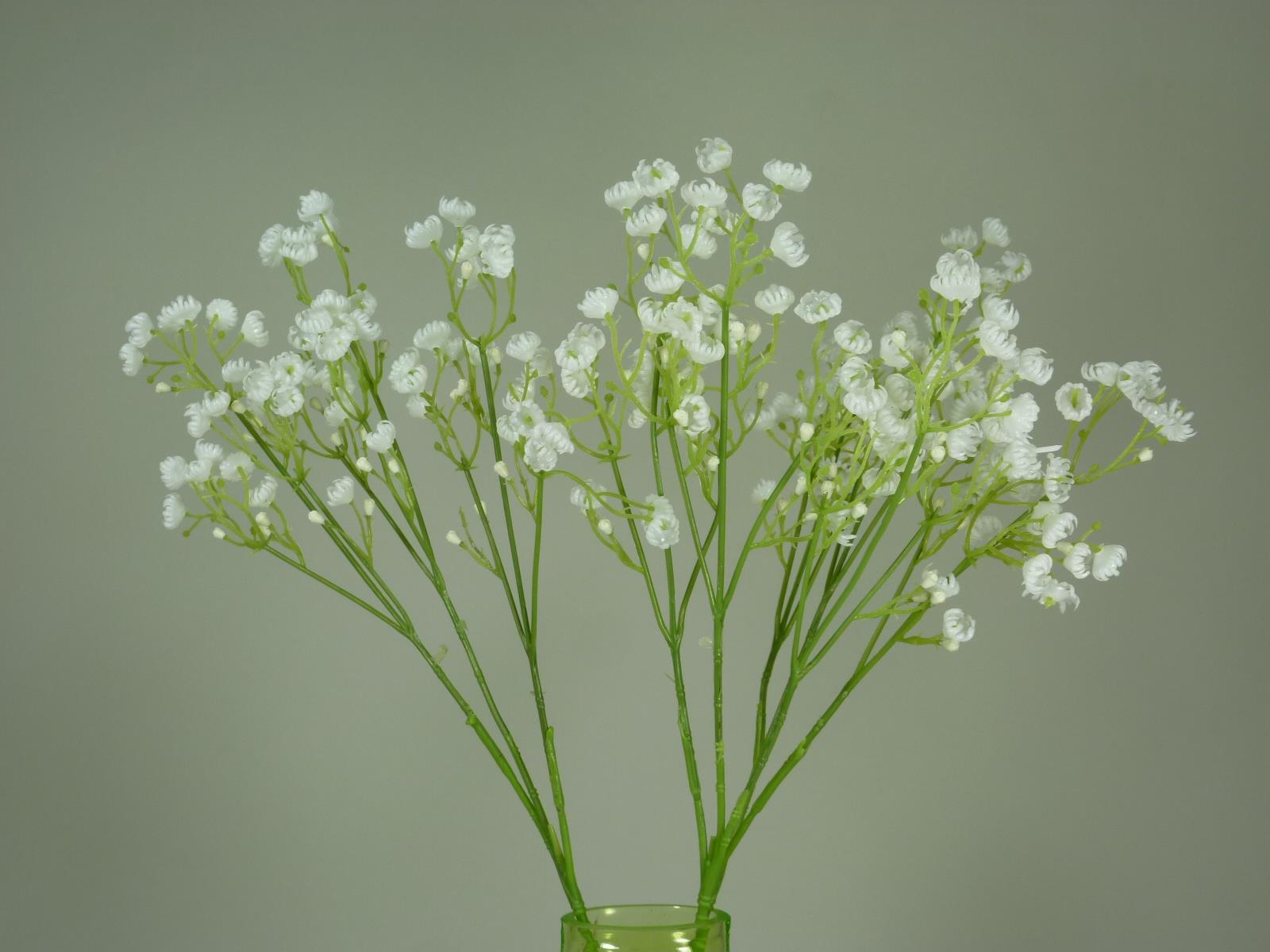 3 x Dekoblume Schleierkraut Spray im Set Kunstblumen Dekopflanze