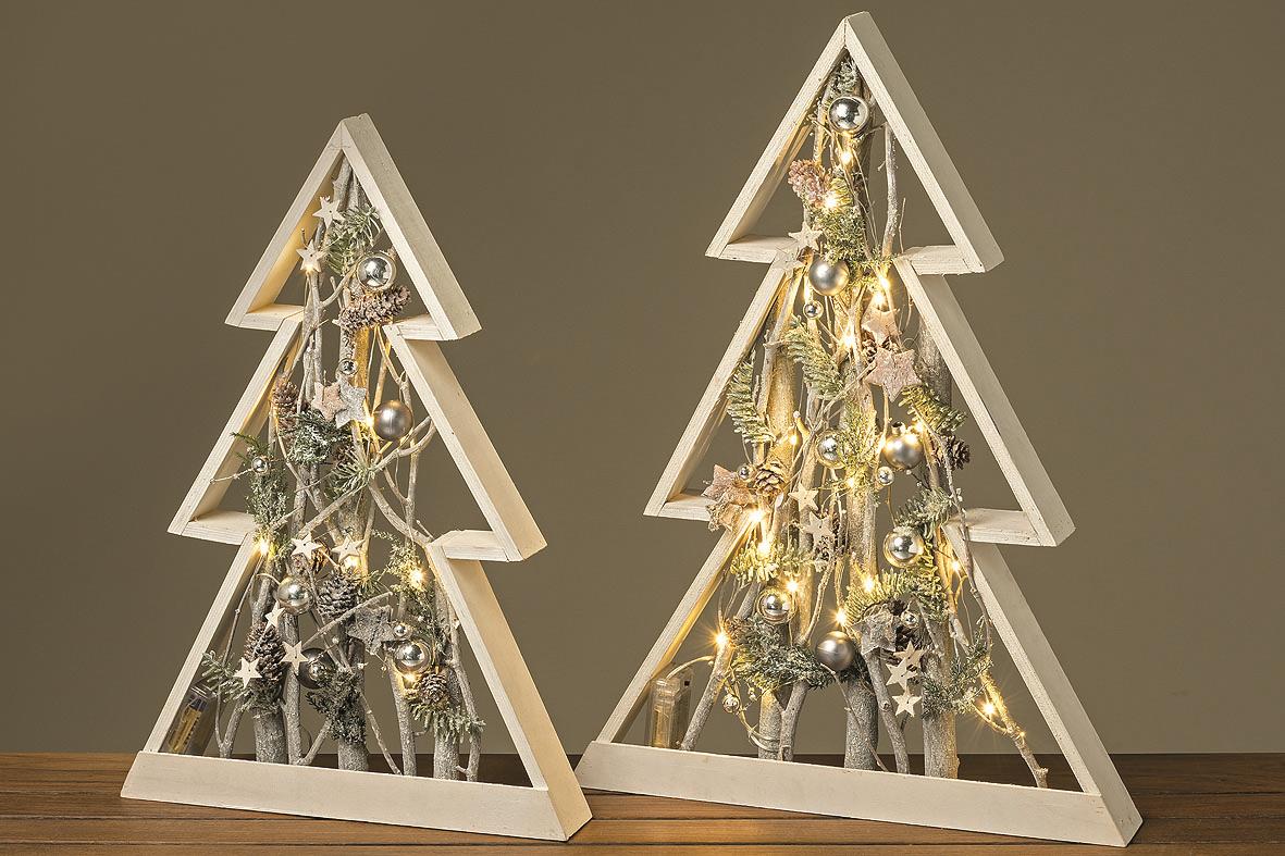 LED Objekt Baum Blauglockebaum 50cm Weihnachtsdeko
