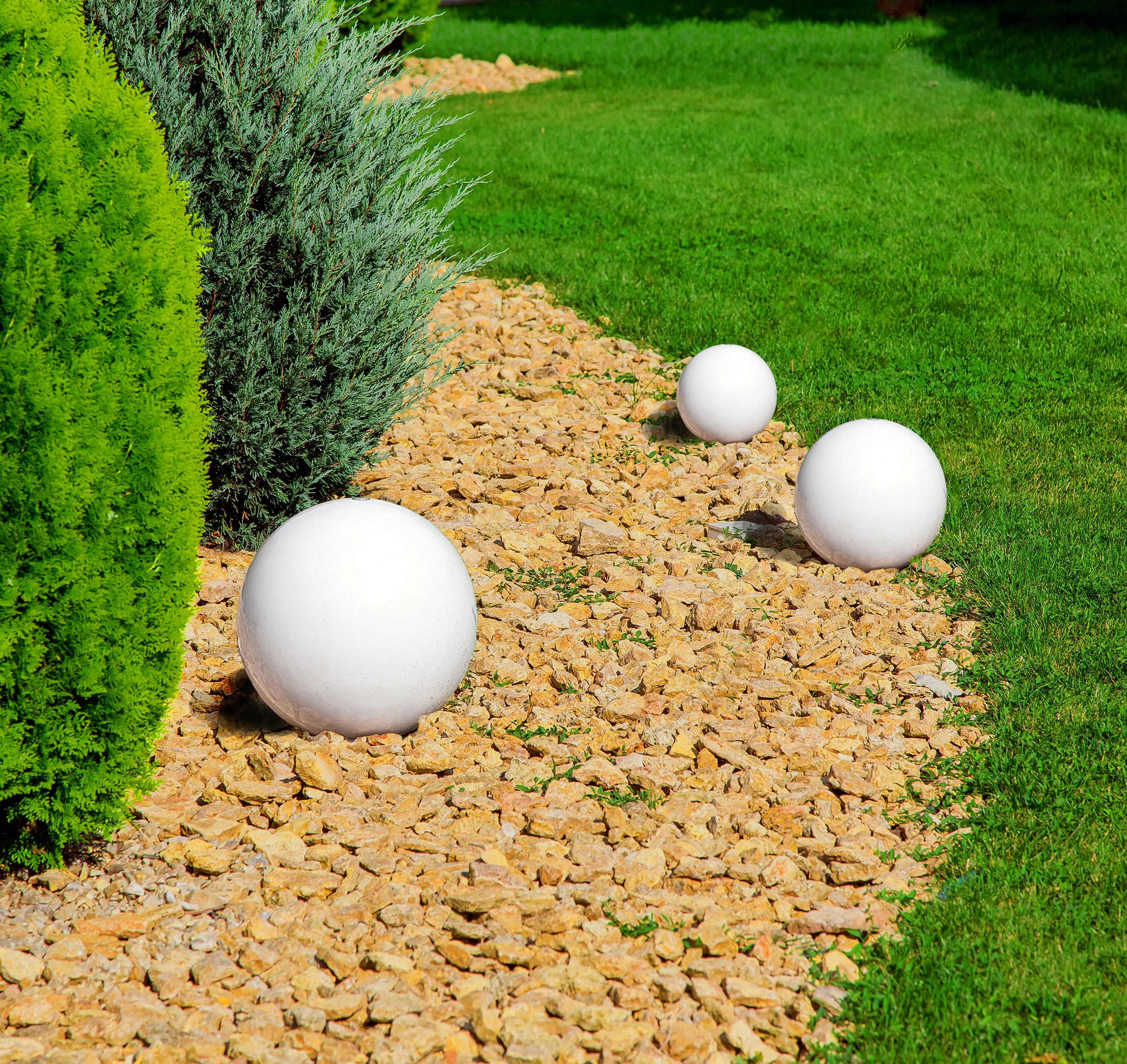 Solar-Kugel-Dekoleuchte OLA 15+20+25cm Gartendeko