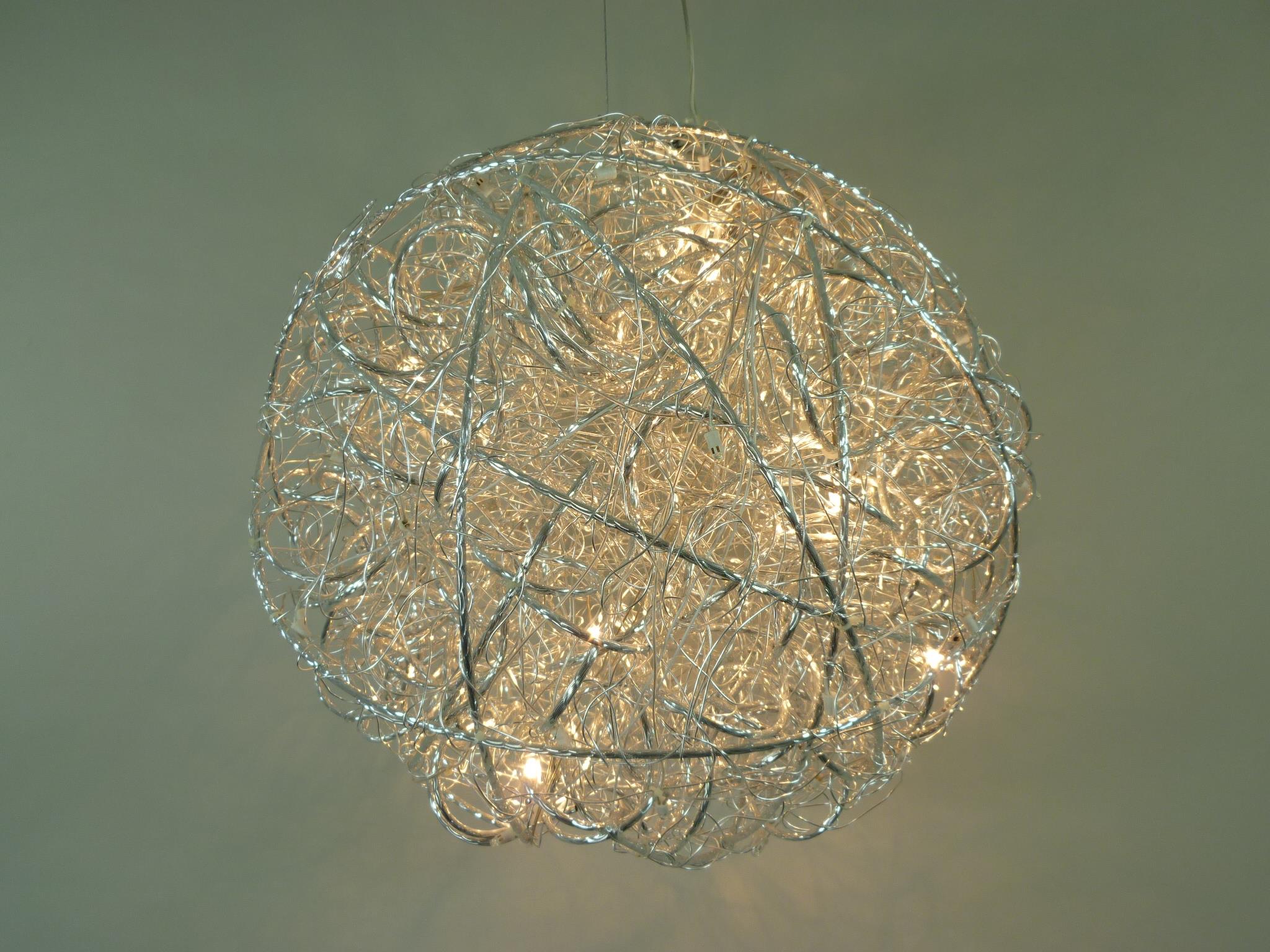 LED + Halogen Pendel-Decken-Luchte ALINA mit Fernbedienung