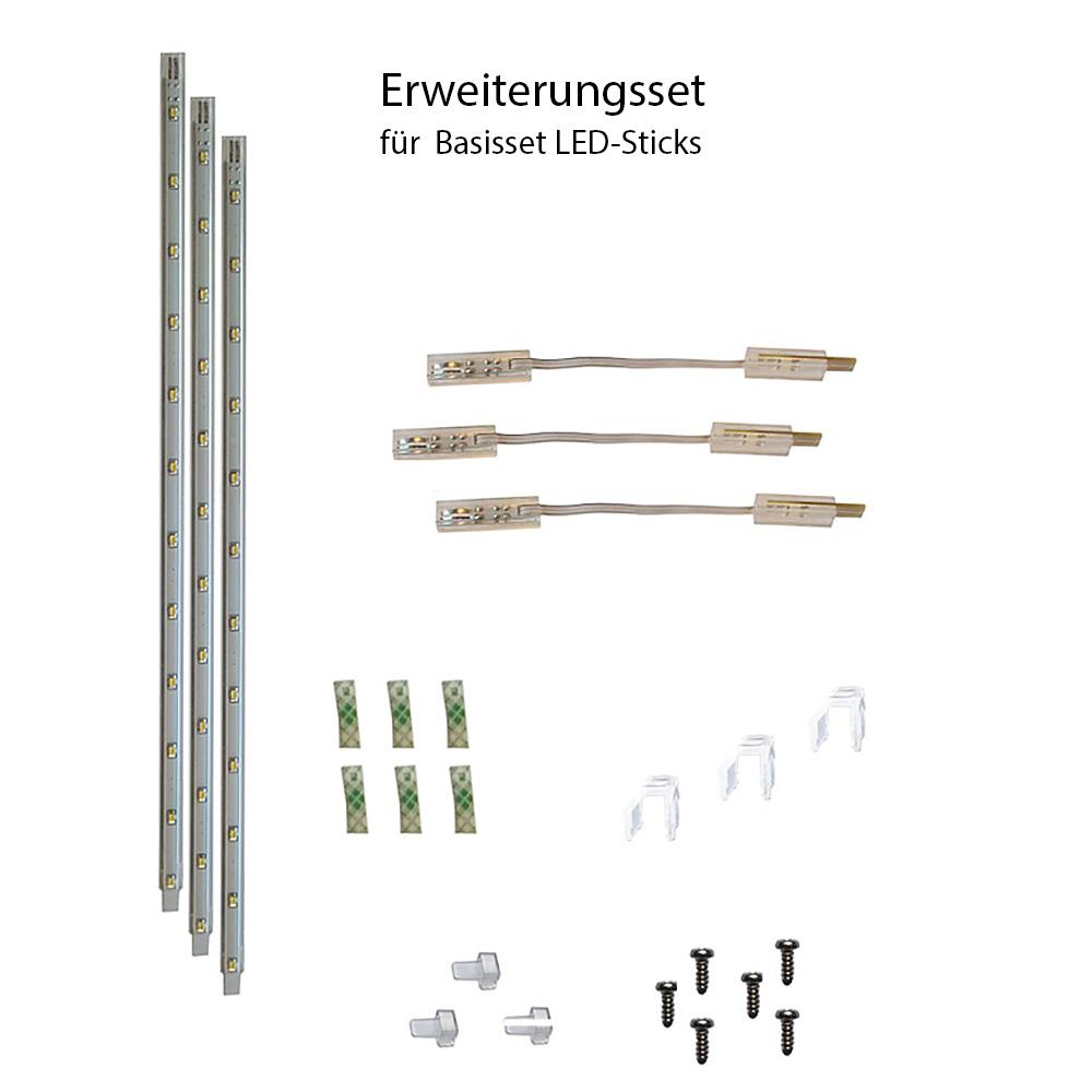 LED Verlängerungsset kaltweiß 3x30cm