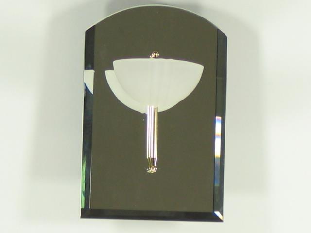 Spiegel-Wandleuchte Modell Viereck Wandlampe