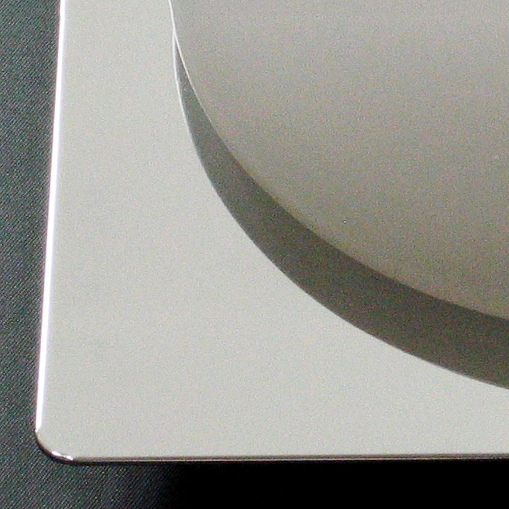 Wand-Decken-Leuchte Bajonette chrom-Glas