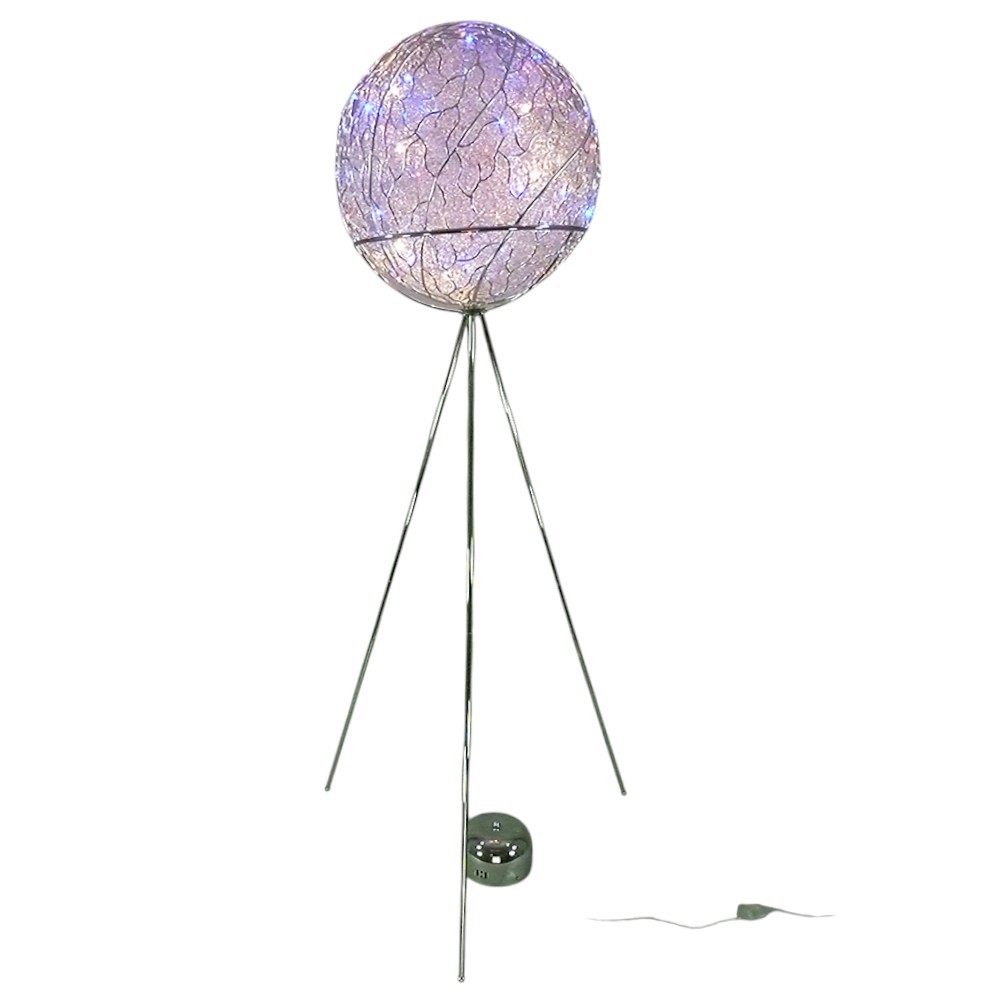 LED + Halogen Stehleuchte ALINA Kugelleuchte Standleuchte
