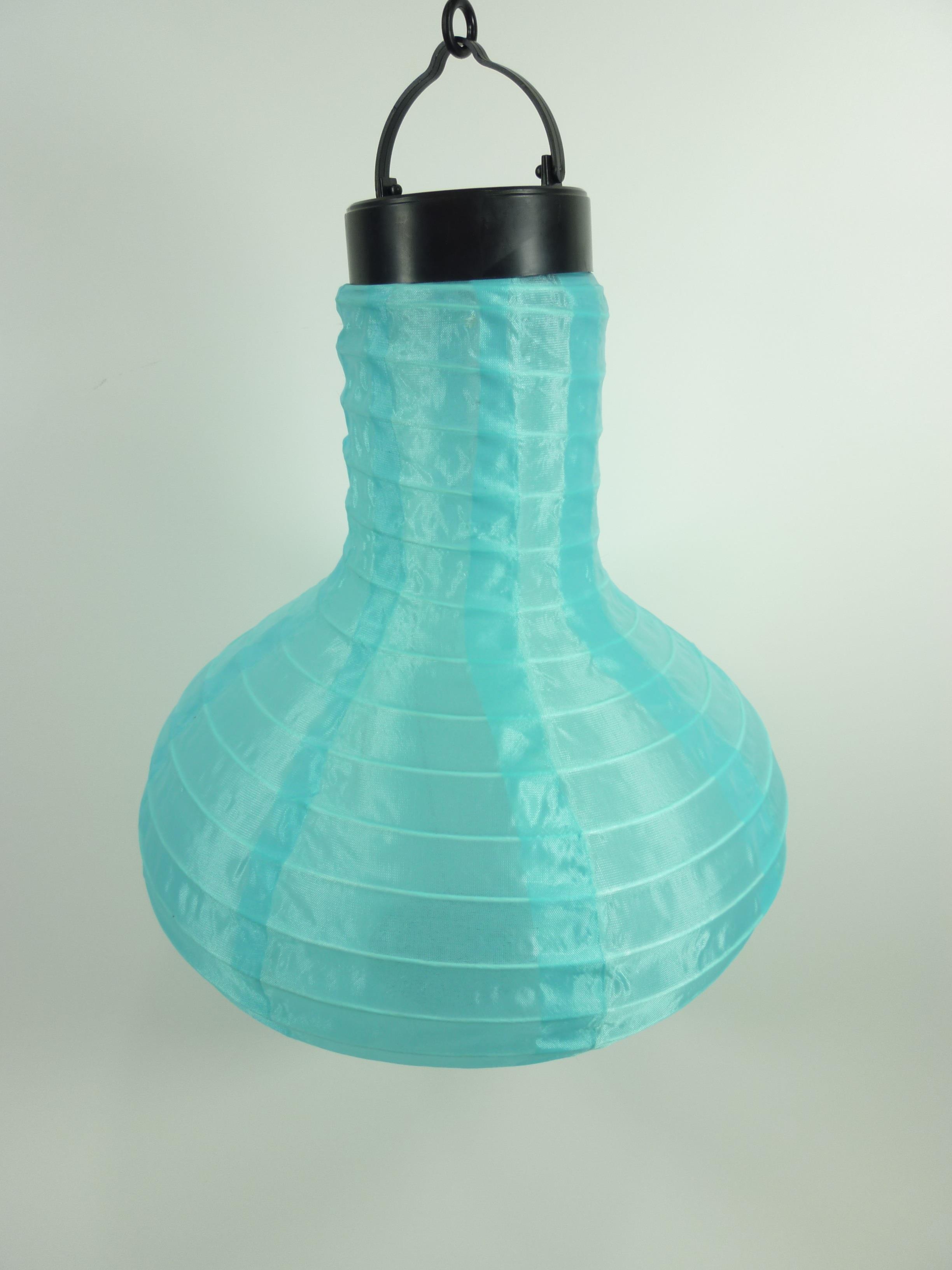 Solar Lampion Bottle türkis