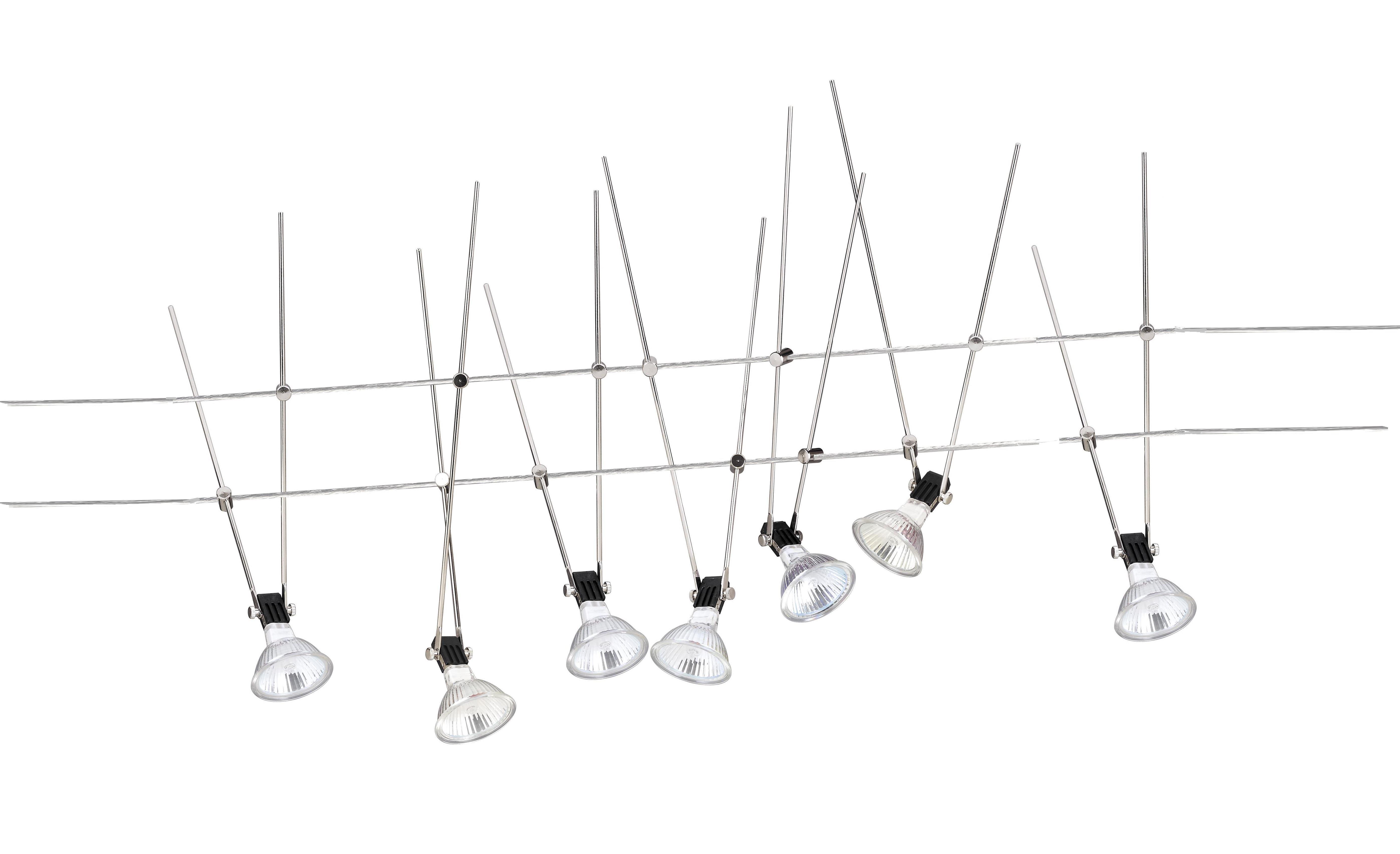 LED Seilsystem Strahler 7-flammig 