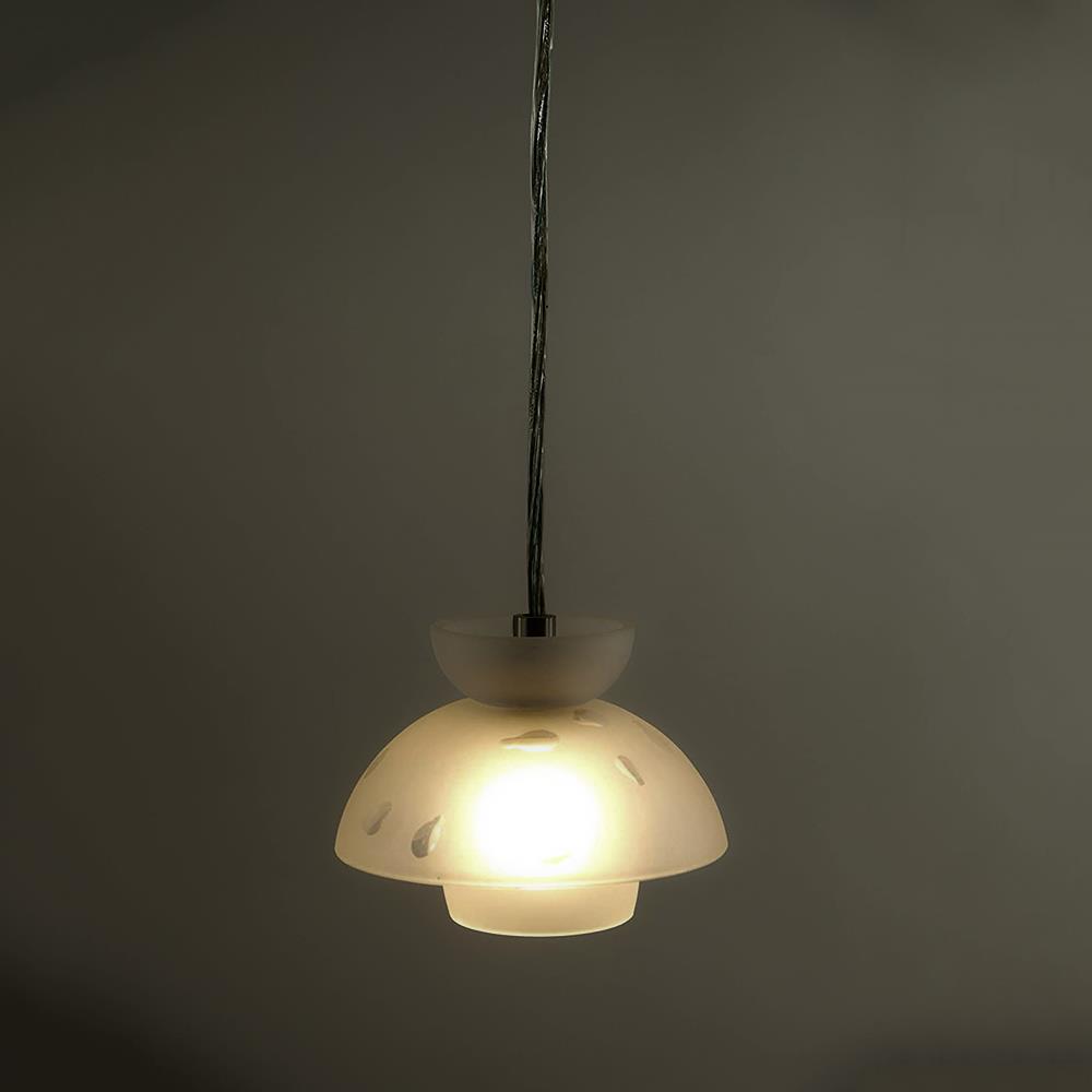 Halogen Pendel-Glas-Leuchte DROPS 1-flammig Thekenlampe Bar-Leuchte