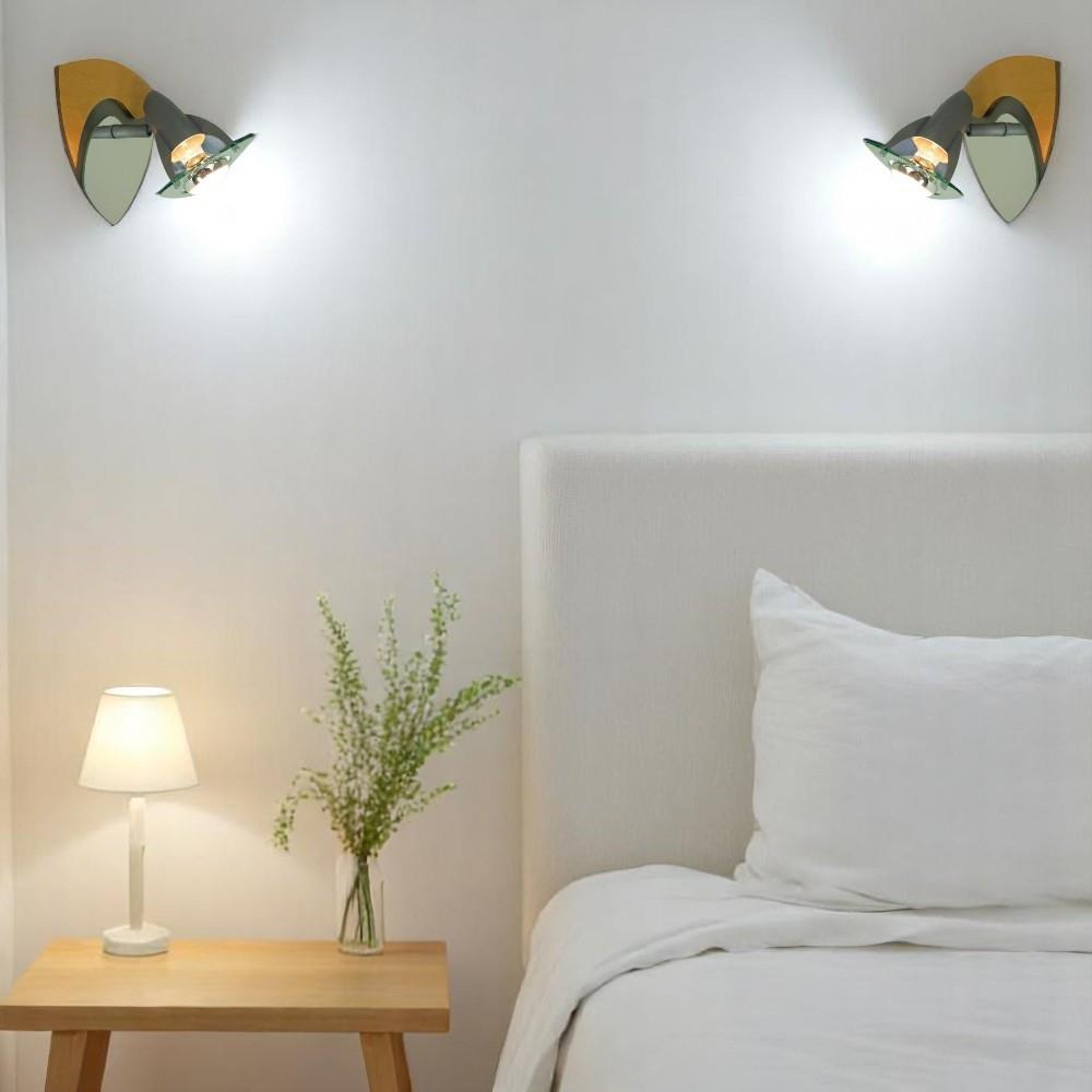 Dreh- und schwenkbarer Strahler "AS" light 1 Buche