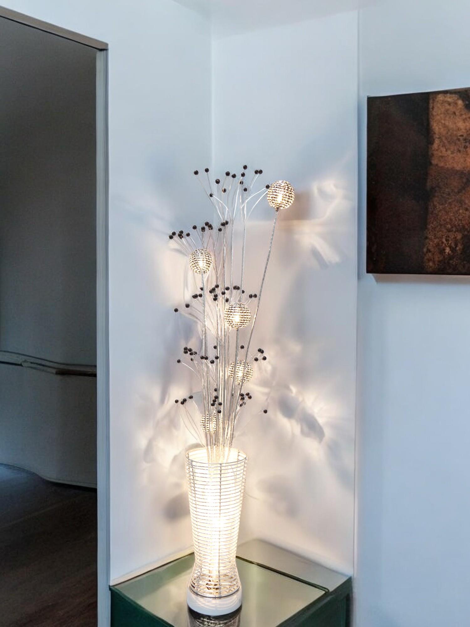 Stehleuchte Manjola 7-flammig Aluminium