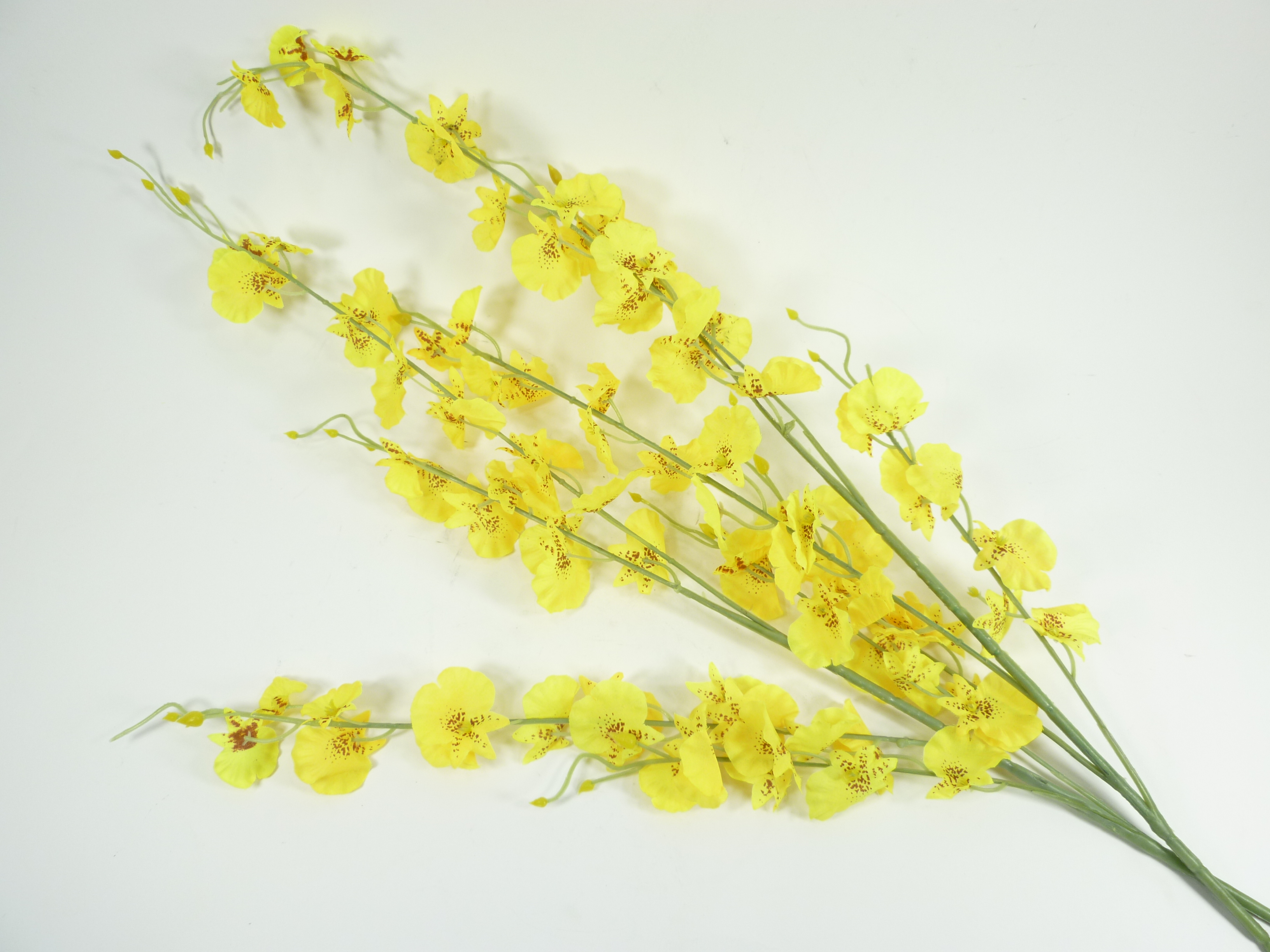 2 x Orchideenzweige Kunstblume Miniorchidee