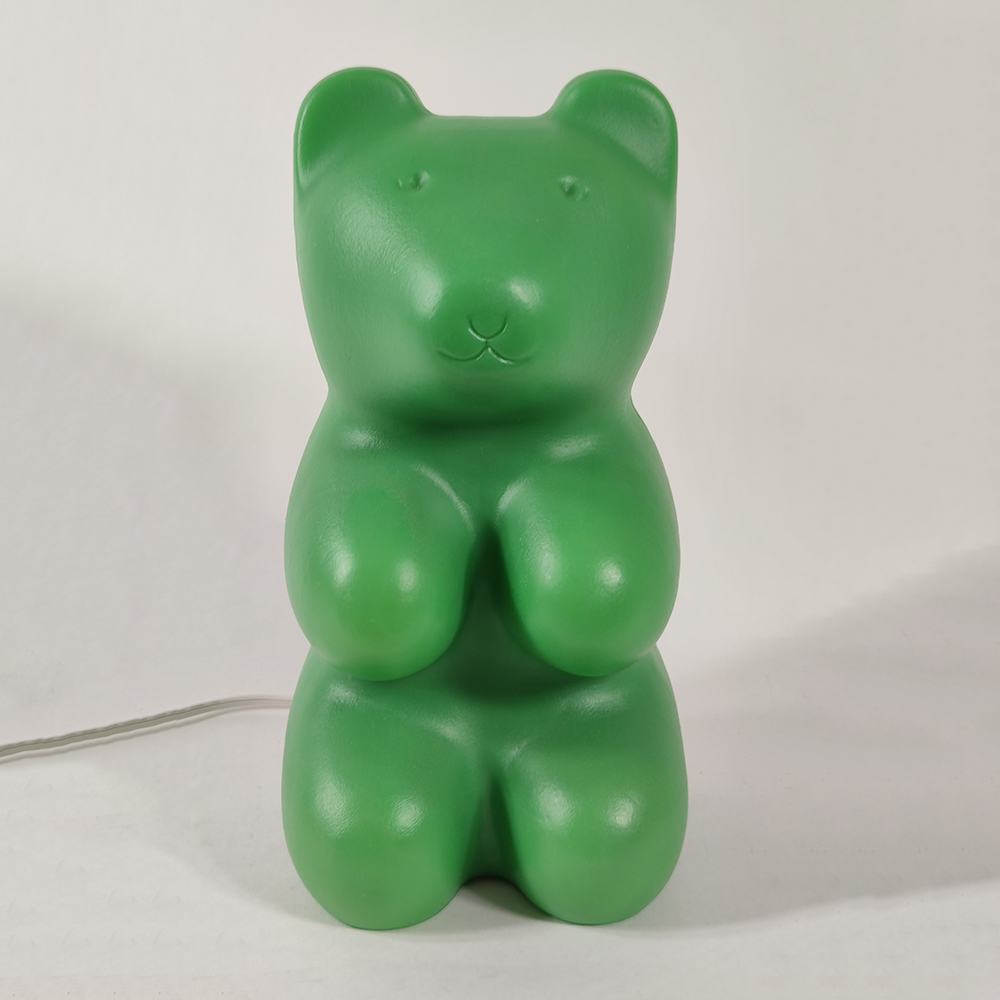 LED Dekoration-Kinder-Leuchte GUMMIBÄR 54cm grün