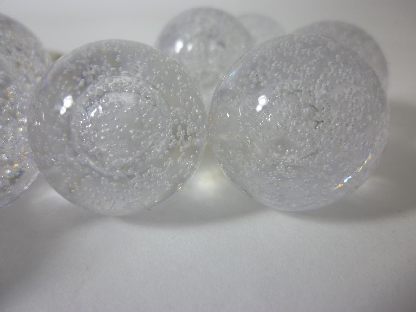 LED Lichterkette BUBBLE BALL 10-flammig batteriebetrieben Weihnachtsbeleuchtung