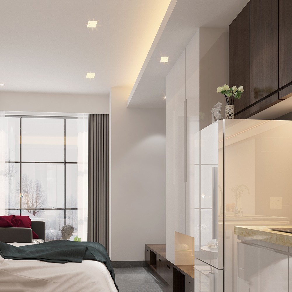 LED Einbauleuchte Bea 22,5x22,5cm Deckenleuchte