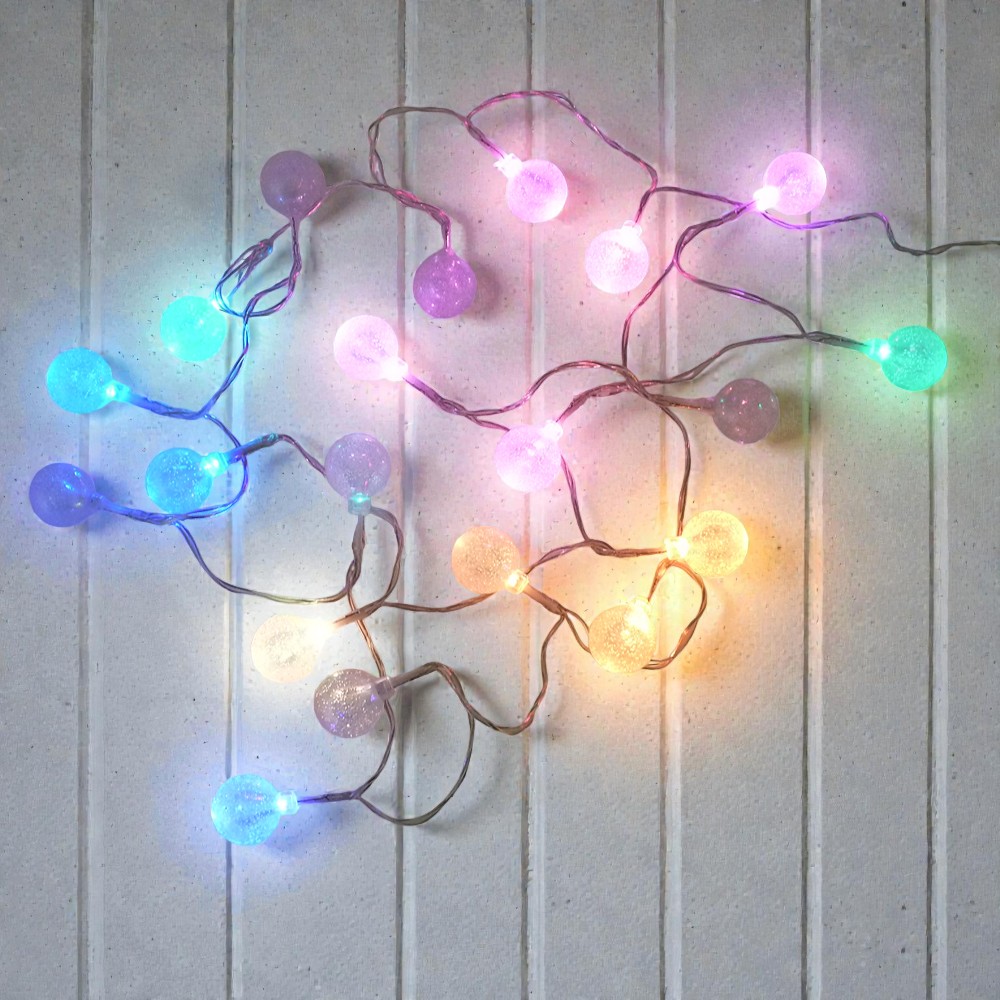 LED Lichterkette Ball 20-flammig batteriebetrieben 