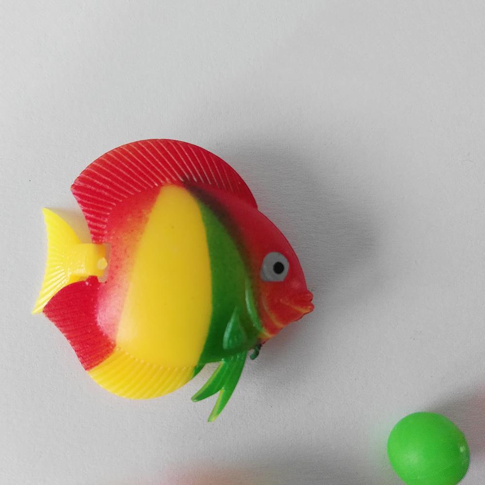 2 x Wassersäulenzubehör Fisch-Set 8-teilig Bunte Fische-Kugeln Schwimmer