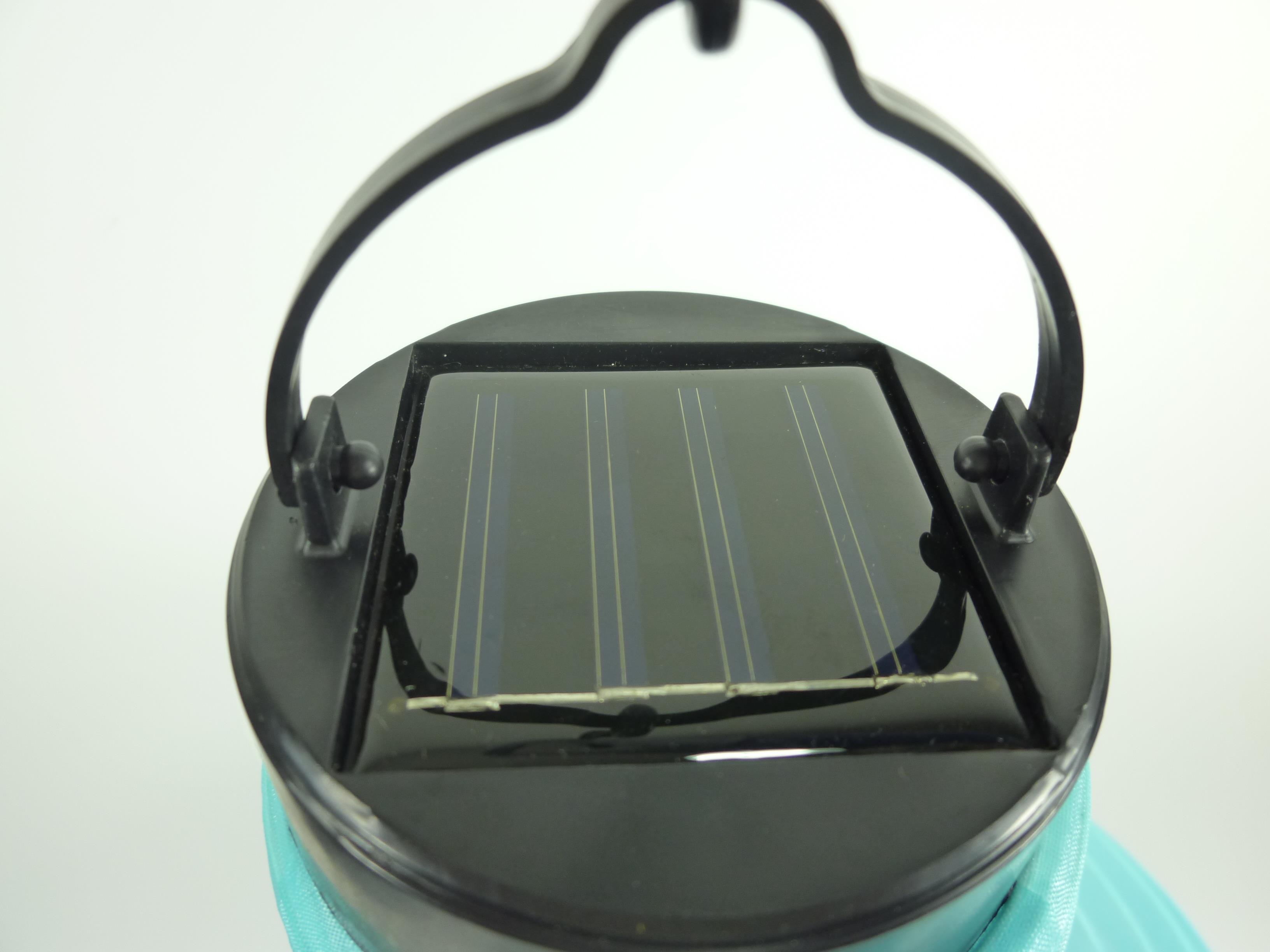 Solar Lampion Bottle türkis