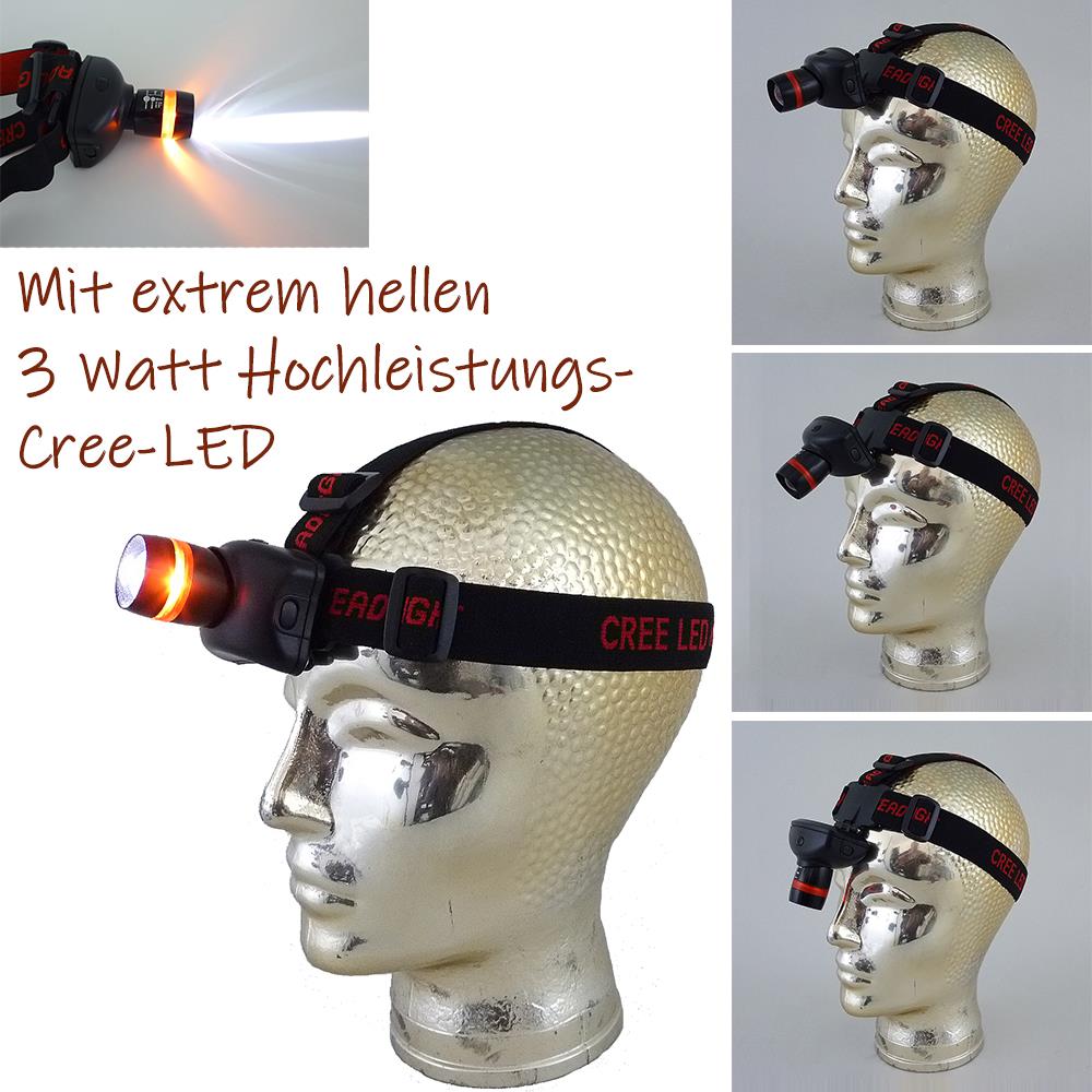 LED-Stirnleuchte York 1*LED 3W 170lm