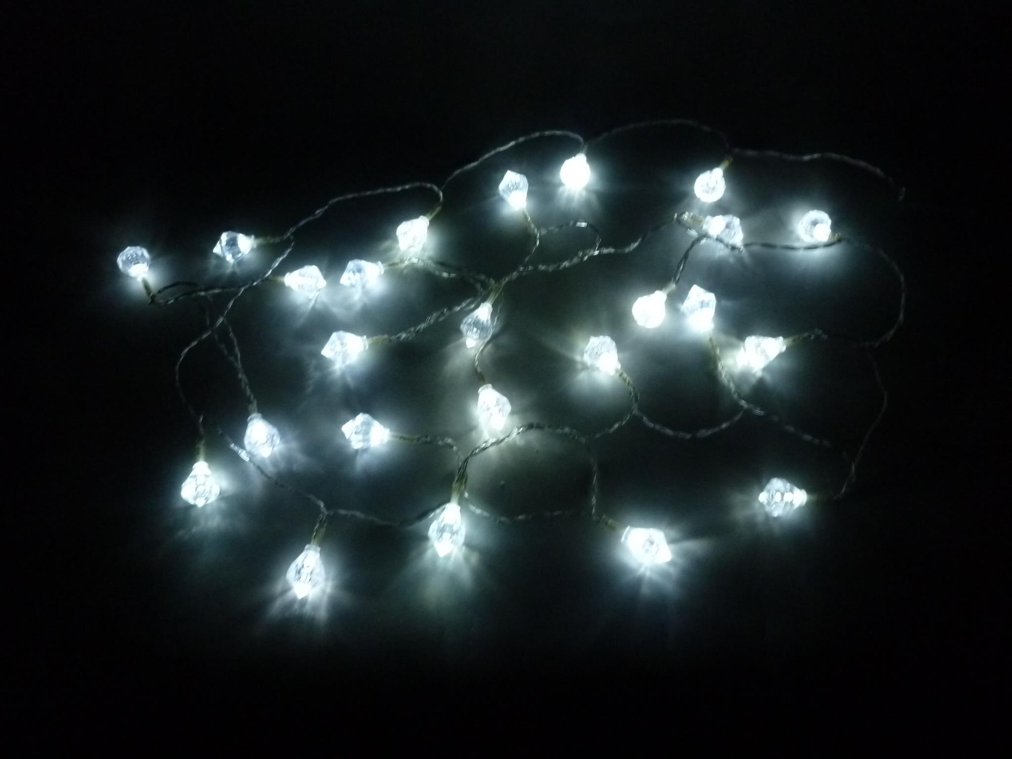 LED Solar-Lichterkette Diamant