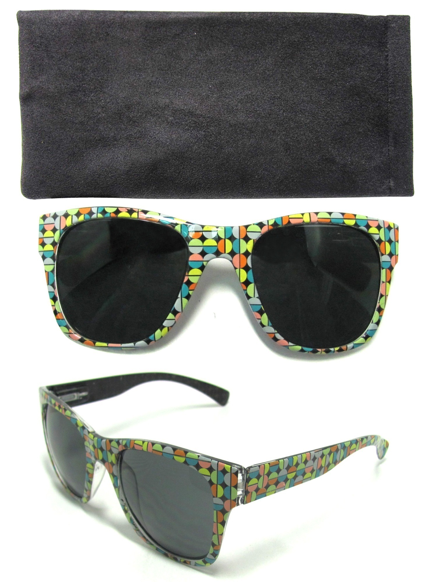 Dapo Damen-Sonnenbrille, Sonnen-Schutz mit UV-400-Schutz, mit Etui Strand-Brille