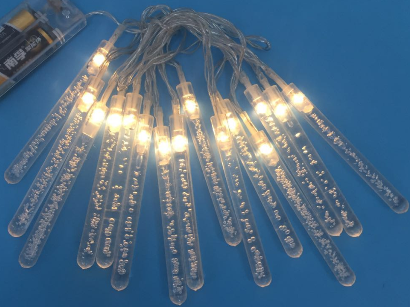 LED Lichterkette BUBBLE 15-flammig batteriebetrieben Weihnachtsbeleuchtung