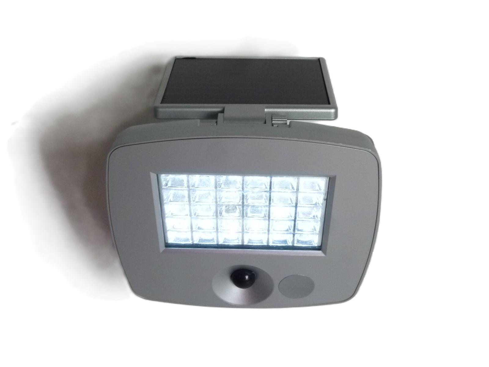 Solarwandleuchte Raven mit Sensor 30 LED Hausbeleuchtung